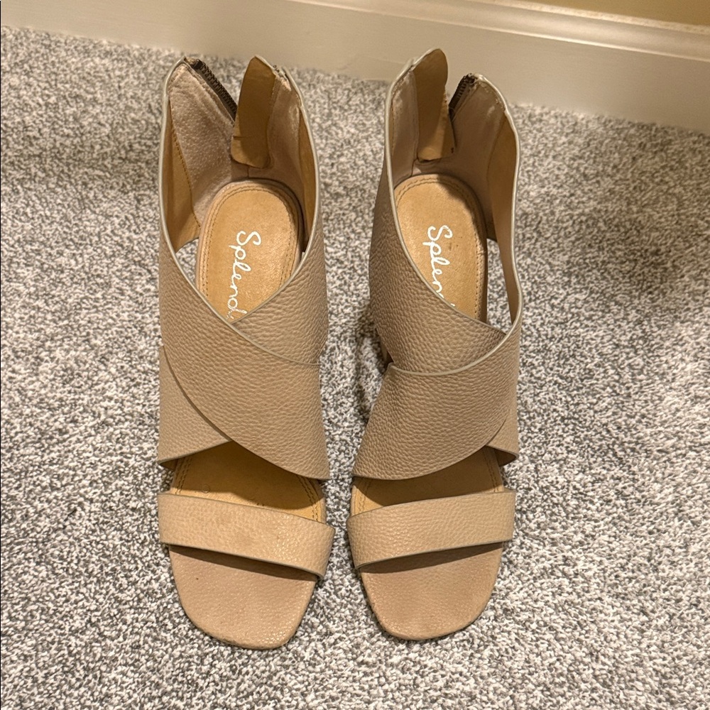 Splendid Women's Beige Heeled Sandals